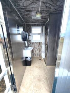 Portable bathrooms